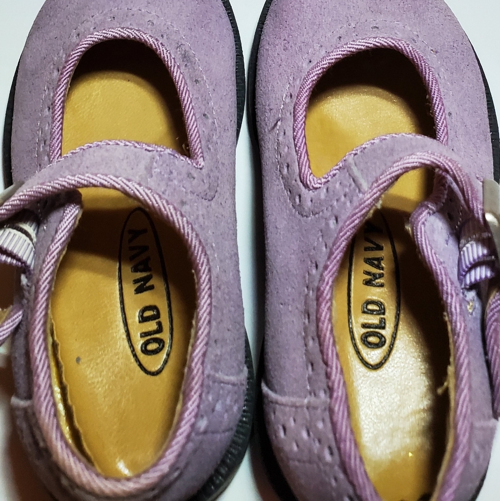 Old Navy purple little girls shoes - Picture 5 of 5
